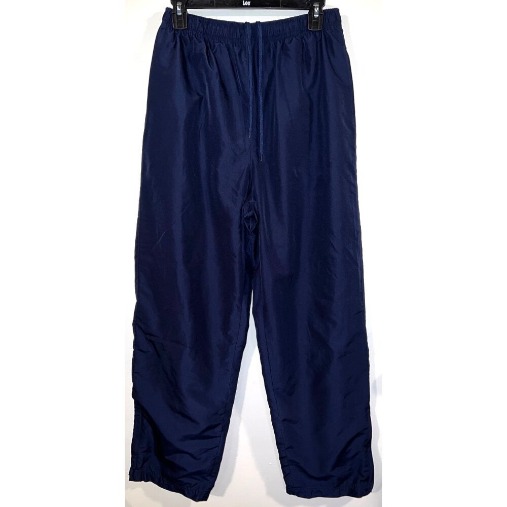 Cherokee Mens Navy Blue Elastic Waist Drawstring Pants Medium